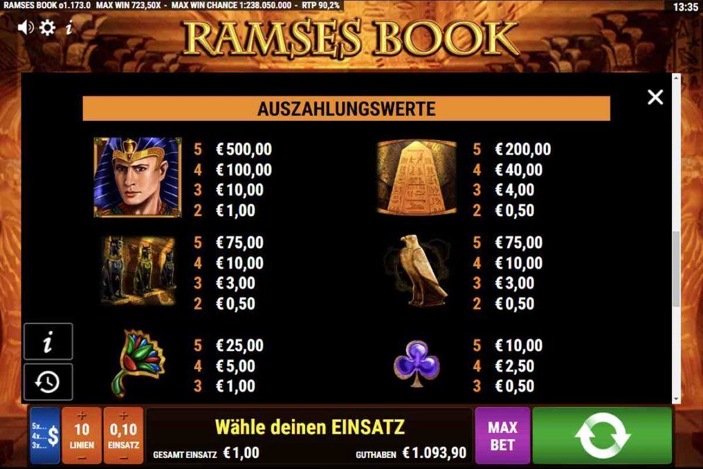 Ramses Book spelen